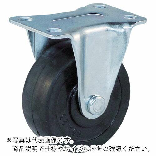 TRUSCO キャスター TYGシリーズ 固定 ゴム車 32mm ( TYGK-32 ) トラスコ中...