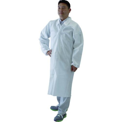 TRUSCO エレブレイク(コロナ放電式帯電防止不織布)白衣 ( TELP-H )