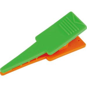 TRUSCO ロッドクリップ 緑/オレンジ 4個入 ( TPK-GO ) トラスコ中山(株)｜orangetool