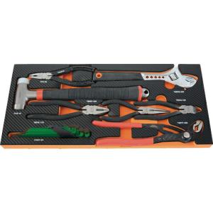 TRUSCO EVAフォーム 黒×オレンジ 3段式工具箱用底面 ( TPT55SF3 )｜orangetool