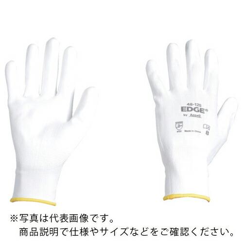 Ansell 【売切廃番】ウレタン背抜手袋 エッジ 48-125 ホワイト XXLサイズ ( 48-...