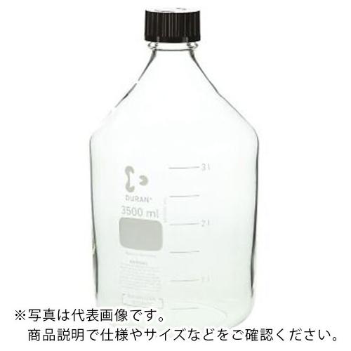 AS ねじ口瓶丸白017200-35001赤蓋 ( 2-076-11 )
