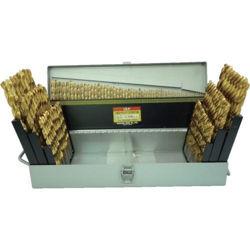 ISF TINコーティング コバルト正宗ドリル 121本組セット(スチールケース入 ( TCOD-1...