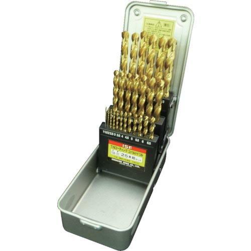 ISF TINコーティング コバルト正宗ドリル 25本組セット(スチールケース入) ( TCOD-2...