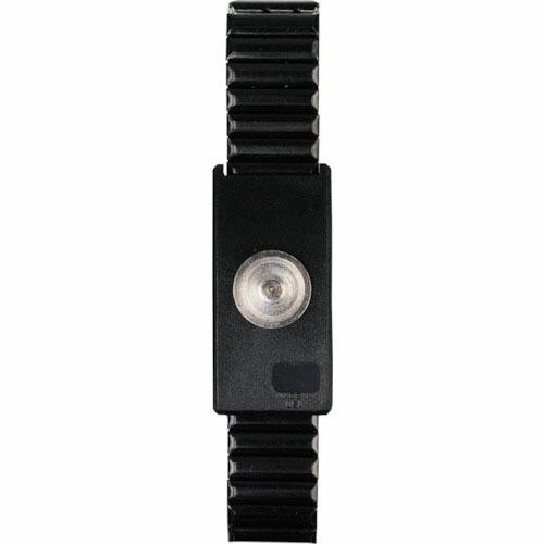 DESCO リストバンド、JEWEL、マグネット嵌合 金属長さ調整機能付き、黒 ( 09186 ) ...