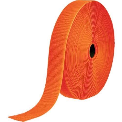 TRUSCO フリーマジック[[R下]]結束テープ片面蛍光オレンジ50mm25m ( MKT-50B...