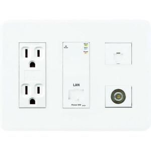 Abaniact 情報コンセント TEL/LAN/TV(4K8K対応)/Wi-F ( AC-212VTLW-02KIT ) 因幡電機産業(株)｜orangetool