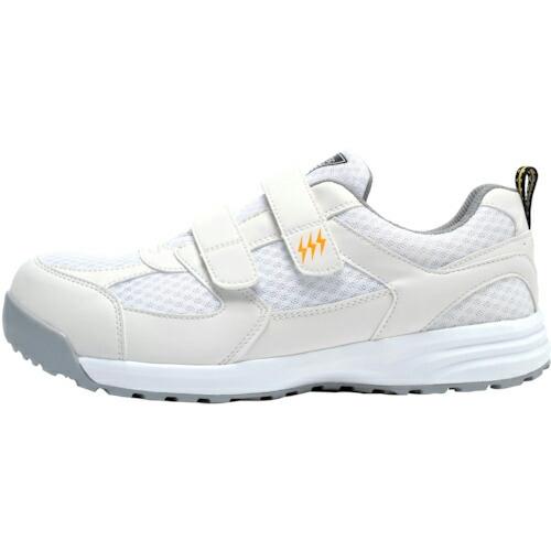 XEBEC 静電セーフティシューズ ホワイト ( 85112-32-225 ) (株)ジーベック