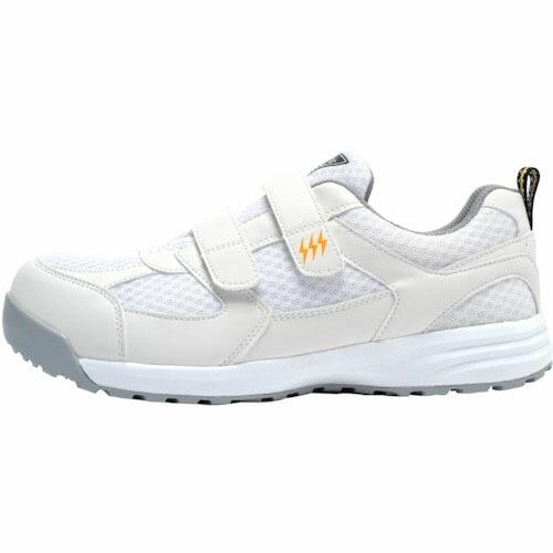 XEBEC 静電セーフティシューズ ホワイト ( 85112-32-235 ) (株)ジーベック