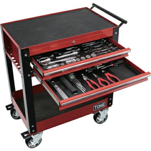 TONE 整備用工具セット ツールセット ワークキャビンセット 56点セット 差込角12.7mm (...