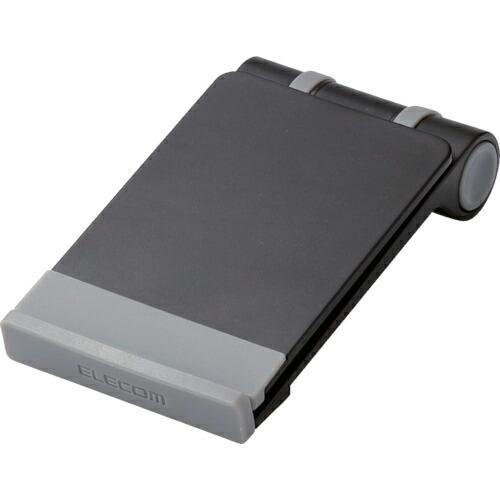 ELECOM スマートフォン用コンパクトスタンド ブラック ( P-DSCMPBK )
