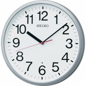 SEIKO 電波掛時計 直径305×45 P枠 銀色メタリック ( KX230S ) セイコータイムクリエーション(株)