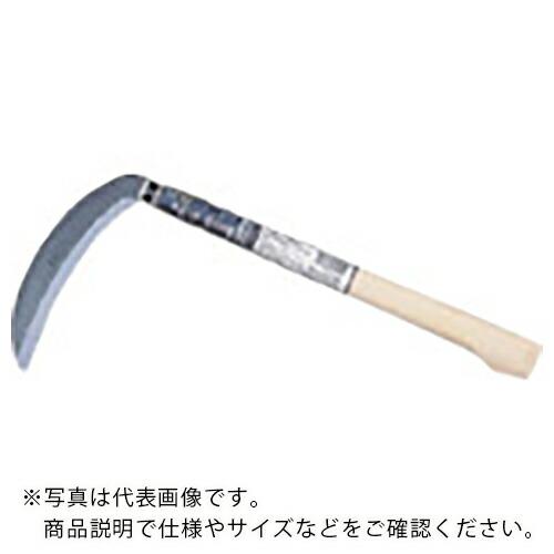 GS 闘虎青紙二号両刃薄鎌180丸尻付 ( 1590 ) キンボシ(株) (メーカー取寄)