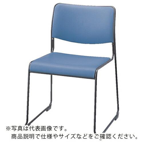 NAIKI パイプチェアー ビニールレザー張り ( E150B-LBL )