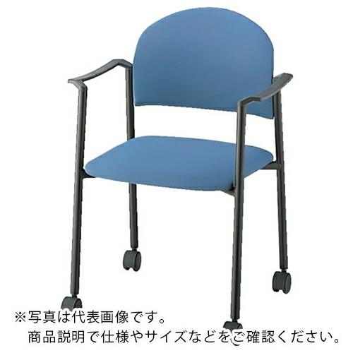 NAIKI パイプチェアー ビニールレザー張り ( E164BC-LBL )