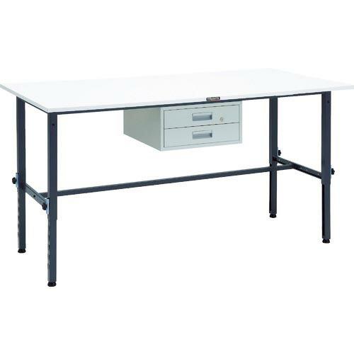 TRUSCO 軽荷重作業台高さ調節式(150kg)AEM型 1800X900XH650~950 2段...