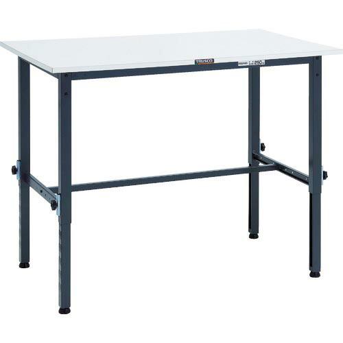 TRUSCO 軽荷重作業台高さ調節式(150kg)AEM型 1200X750XH650~950 基本...
