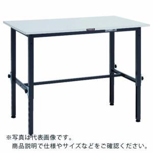TRUSCO 軽荷重作業台高さ調節式(150kg)AEM型 1200X600XH650~950 基本タイプ ダークグレー色 ( RAEM-1260 DG ) トラスコ中山(株)｜orangetool