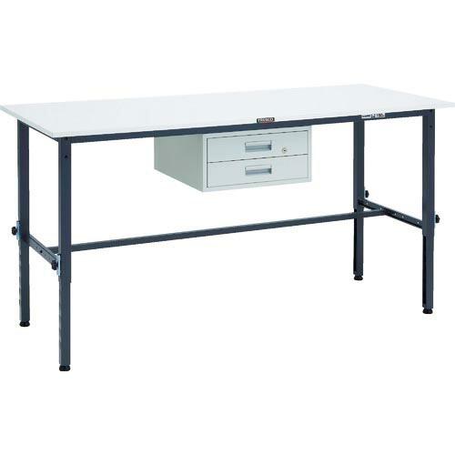 TRUSCO 軽荷重作業台高さ調節式(150kg)AEM型 1800X750XH650~950 2段...