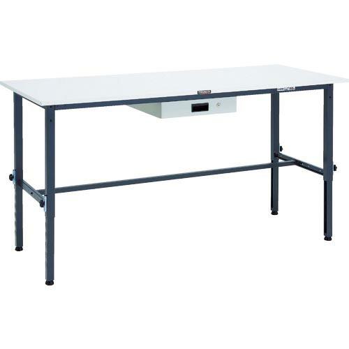 TRUSCO 軽荷重作業台高さ調節式(150kg)AEM型 1800X750XH650~950 薄型...