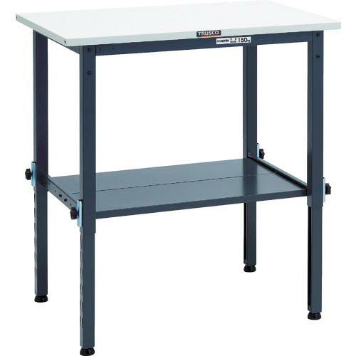 TRUSCO 軽荷重作業台高さ調節式(150kg)AEM型 900X600XH650~950 下棚2...