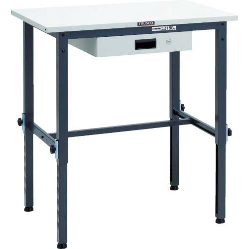TRUSCO 軽荷重作業台高さ調節式(150kg)AEM型 900X600XH650~950 薄型1...