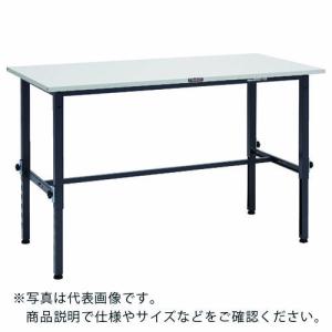 TRUSCO 軽荷重作業台高さ調節式(150kg)AEM型 900X750XH650~950 ダークグレー色 ( SAEM-0975 DG ) トラスコ中山(株)｜orangetool