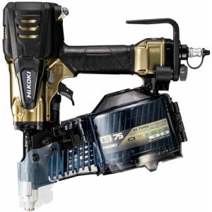 HiKOKI 高圧ロール釘打機 75mm ハイゴールド 針金連結釘専用 ( NV75HRA(N) )