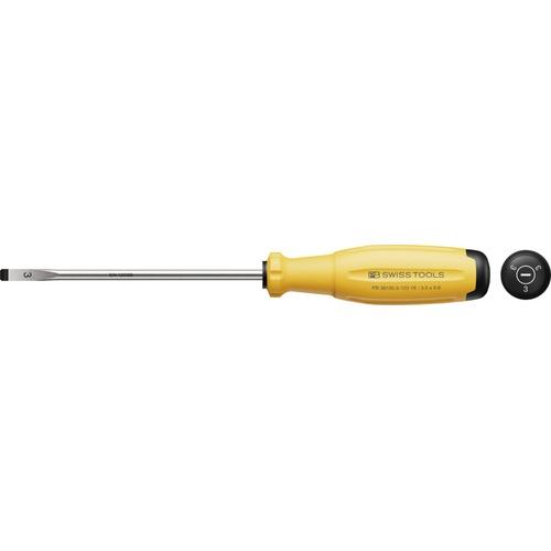 PB SWISS TOOLS  レインボーEVO マイナスドライバー 黄 ( 38100.3-120...