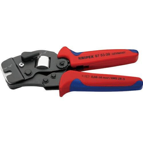 KNIPEX ワイヤーエンドスリーブ圧着ペンチ ( 9753-09 ) KNIPEX社