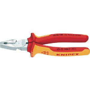 KNIPEX 1000V絶縁強力型ペンチ 225mm ( 0206-225 ) KNIPEX社｜orangetool