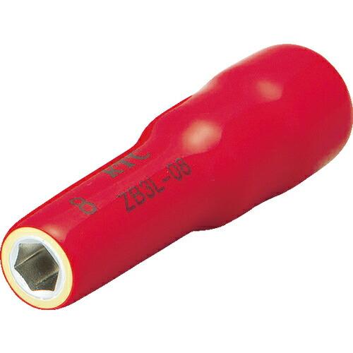 KTC 絶縁工具 9.5sq.ディープソケット 8mm ( ZB3L-08 ) 京都機械工具(株)