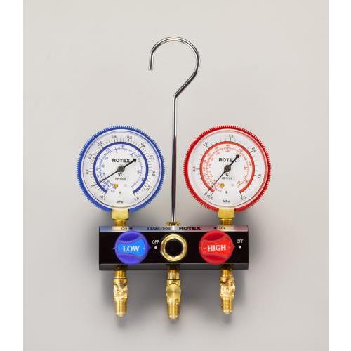 【SALE価格】エスコ (ESCO)  EA101BB-1 [R12・R22] ボールバルブ式ゲージ...