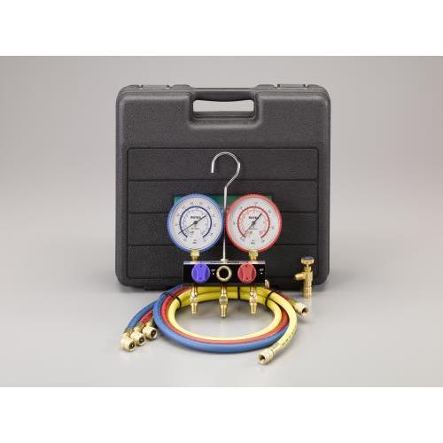 【SALE価格】エスコ (ESCO)  EA101BB-2 [R12・R22] ボールバルブ式ゲージ...
