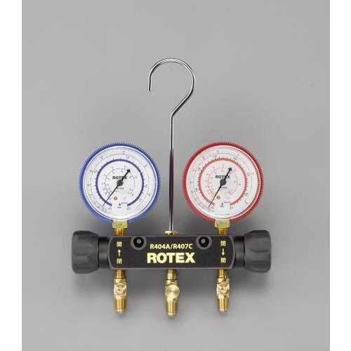 【SALE価格】エスコ (ESCO)  EA101LR-2S [R404A・R407C] ゲージマニ...