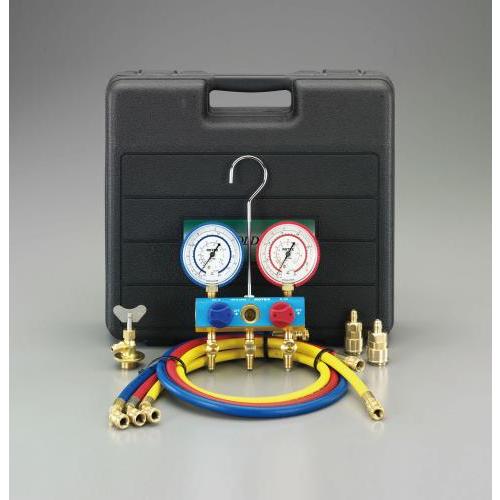 【SALE価格】エスコ (ESCO)  EA101N-5A [R134a] ゲージマニホールドキット...