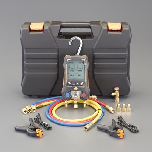 【SALE価格】エスコ (ESCO)  [R32・R410A用]デジタルマンホールドキット(ワイヤレ...