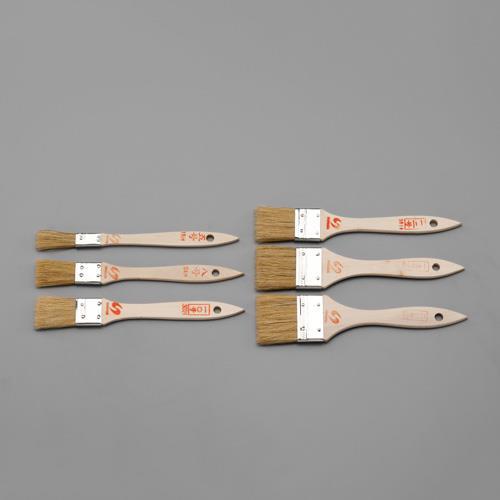 エスコ (ESCO)  EA109HA-46 6本組 ラック・ニス用刷毛セット EA109HA-46...