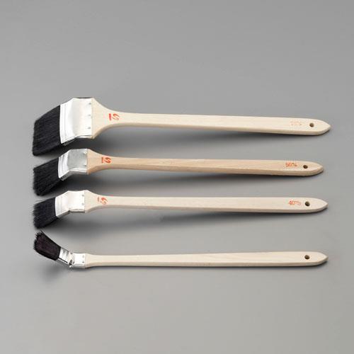 エスコ (ESCO)  EA109HK-10 4本組 アングル型長柄刷毛 EA109HK-10 (2...