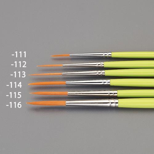 エスコ (ESCO)  EA109MG-115 3号 丸筆(タクロン毛) EA109MG-115 (...