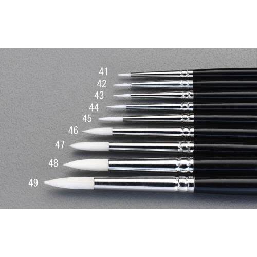 【SALE価格】エスコ (ESCO)  EA109MG-48 8号 丸筆(タクロン毛) EA109M...