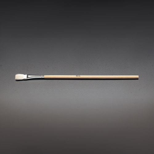 エスコ (ESCO)  EA109MK-50 1号 平筆(羊毛/白) EA109MK-50 (17本...