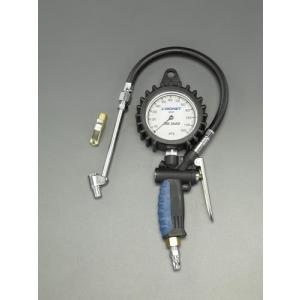 【SALE価格】エスコ (ESCO)  EA123CG-26A 0 -1200kPa タイヤゲージ&チャック(290mmホース付) EA123CG-26A｜orangetool