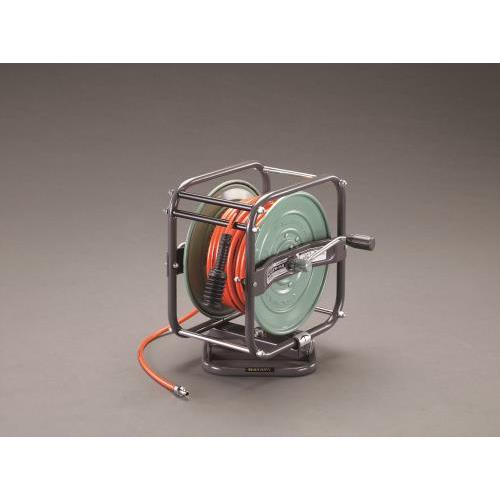 【SALE価格】エスコ (ESCO)  EA124B-2 6.5mmx28m エアーホースリール(ウ...