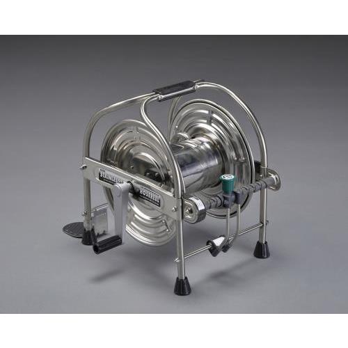 エスコ (ESCO)  EA124HB-20B 20m ホースリール(ステンレス製/ホース無) EA...