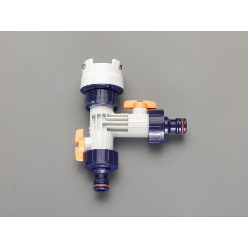 【SALE価格】エスコ (ESCO)  EA124LB-7 2方向コック付 分岐口金 EA124LB...