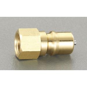 【SALE価格】エスコ (ESCO)  EA140AA-4 Rc 1/2" 雌ねじプラグ(ストップ付/真鍮製) EA140AA-4｜orangetool
