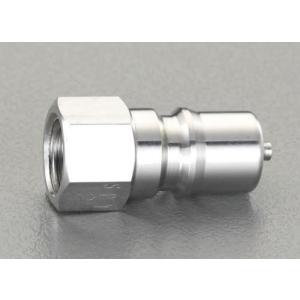 【SALE価格】エスコ (ESCO)  EA140AB-2 Rc 1/4" 雌ねじプラグ(ストップ付/ステンレス製) EA140AB-2｜orangetool