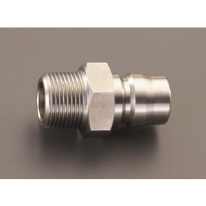 【SALE価格】エスコ (ESCO)  EA140AG-4 R 1/2"  雄ねじプラグ(中圧用/ステンレス製) EA140AG-4｜orangetool