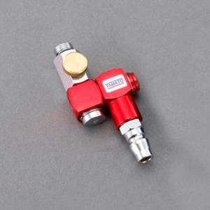 エスコ (ESCO)  EA140BP-21 G 1/4" 雄ねじプラグ(スイベル式/レッド) EA140BP-21｜orangetool